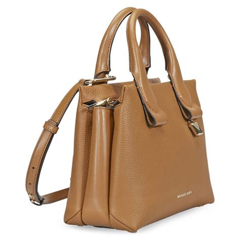 michael kors rollins small pebbled leather satchel|Rollins Small Pebbled Leather Satchel .